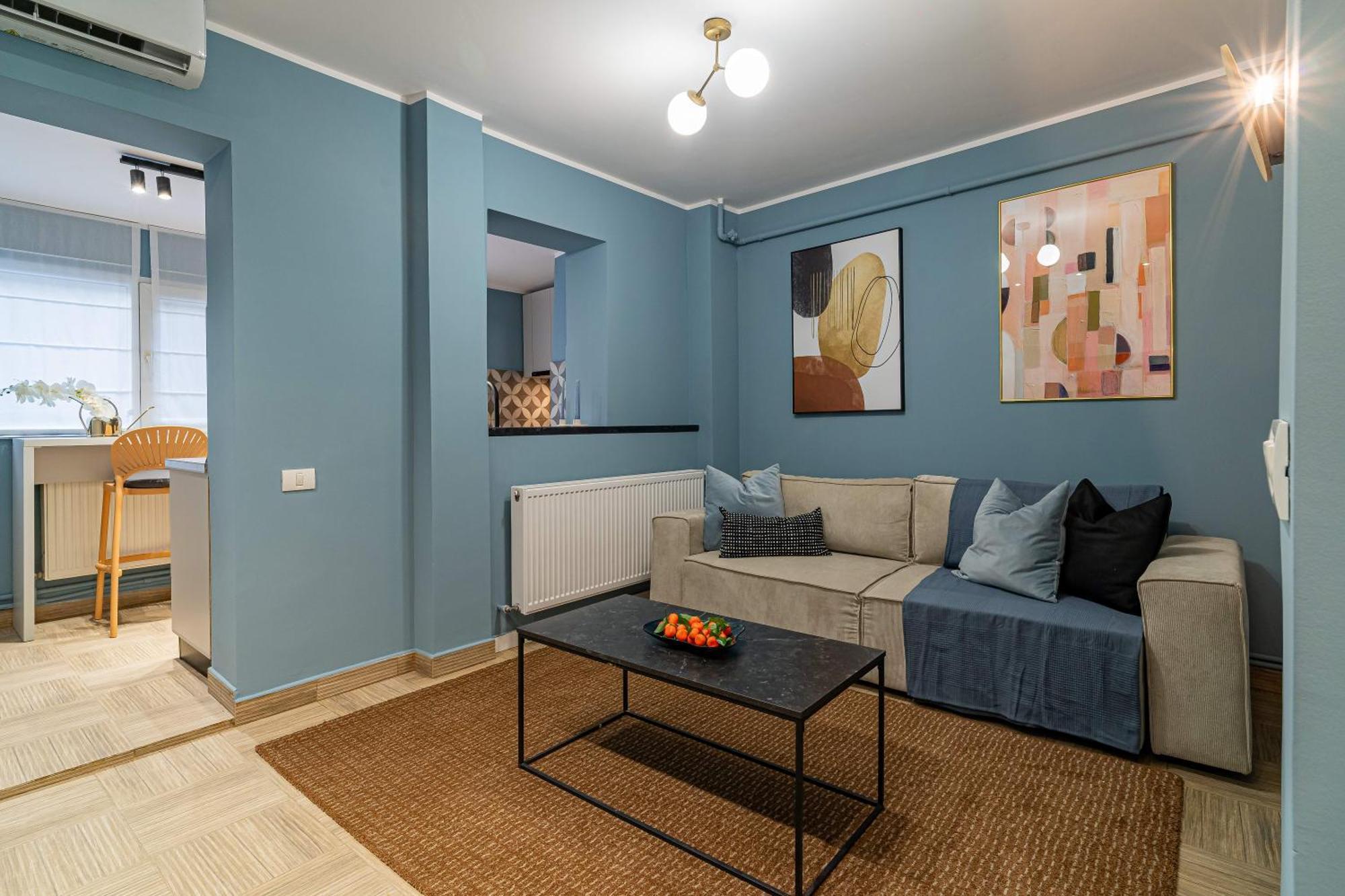 Celestial Azure - Tranquil 1Br In Piata Universitatii Βουκουρέστι Εξωτερικό φωτογραφία