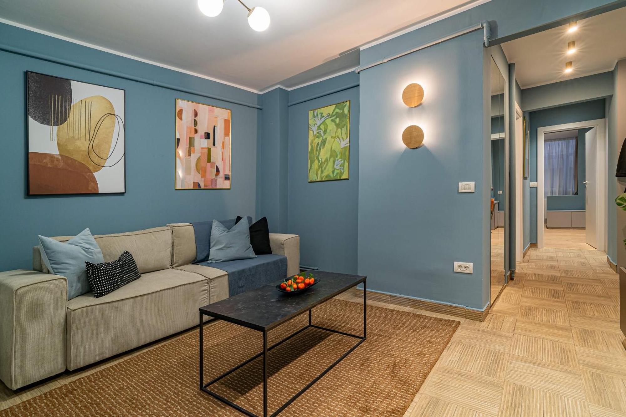 Celestial Azure - Tranquil 1Br In Piata Universitatii Βουκουρέστι Εξωτερικό φωτογραφία